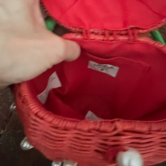 Kate Spade Red and Green Strawberry Mini Bag - Picture 3 of 4